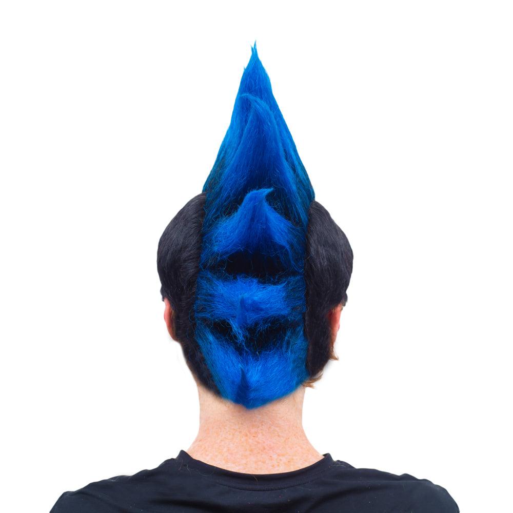 Karate Cobra Mohawk Halloween Costume Blue or Red Wig Cosplay