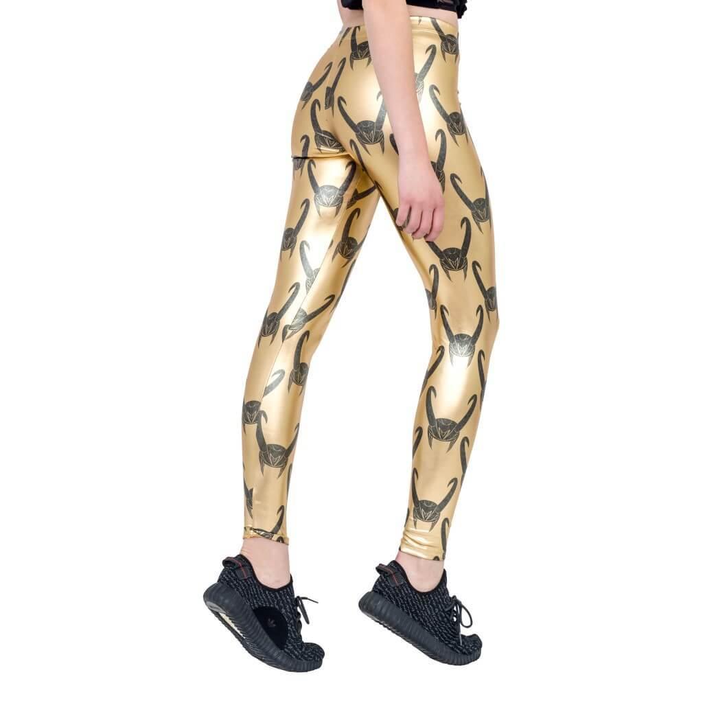 Loki All Over Helmet Print Leggings-tvso