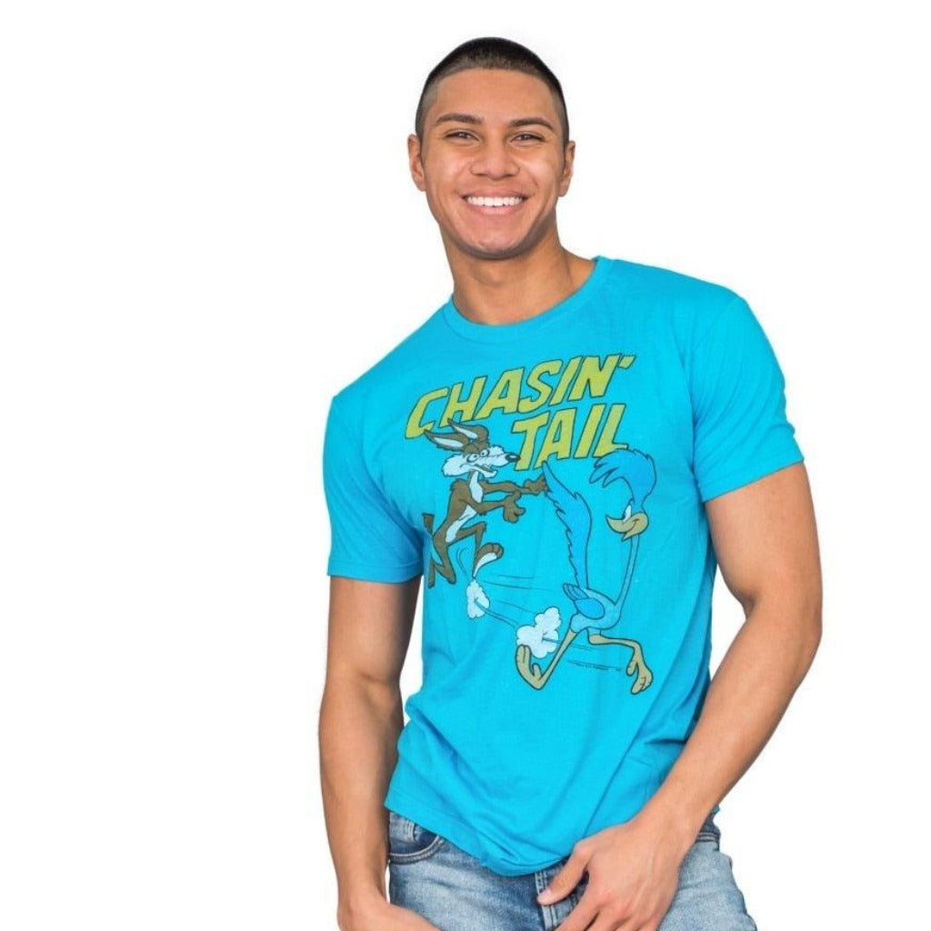 Looney Tunes Chasin' Tail Adult T-Shirt-tvso