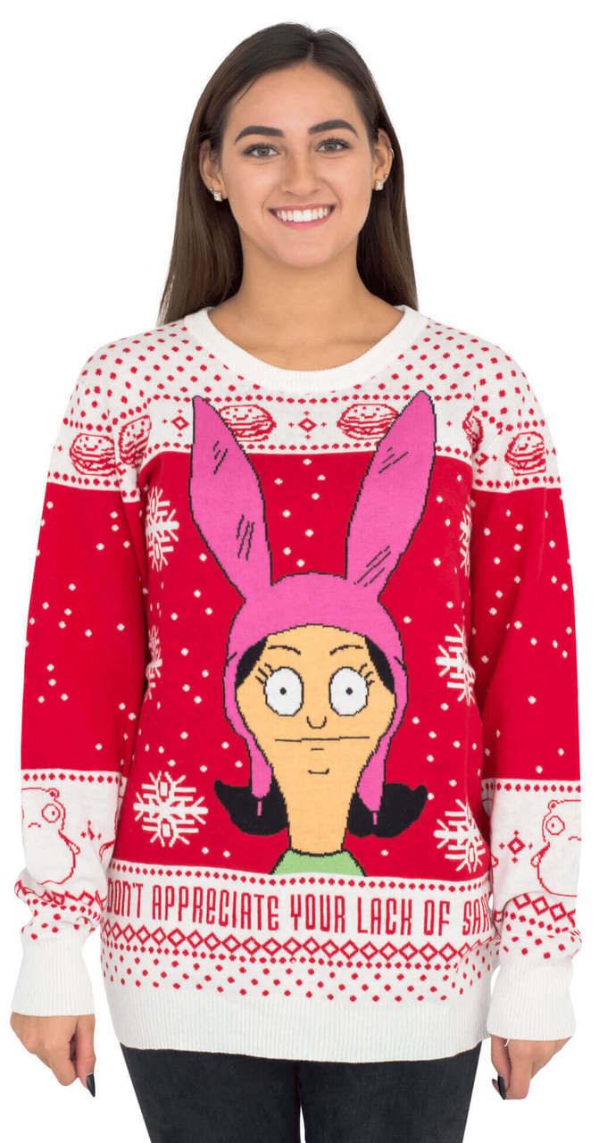 Louise Appreciate your Lack of Sarcasm Christmas Sweater-tvso