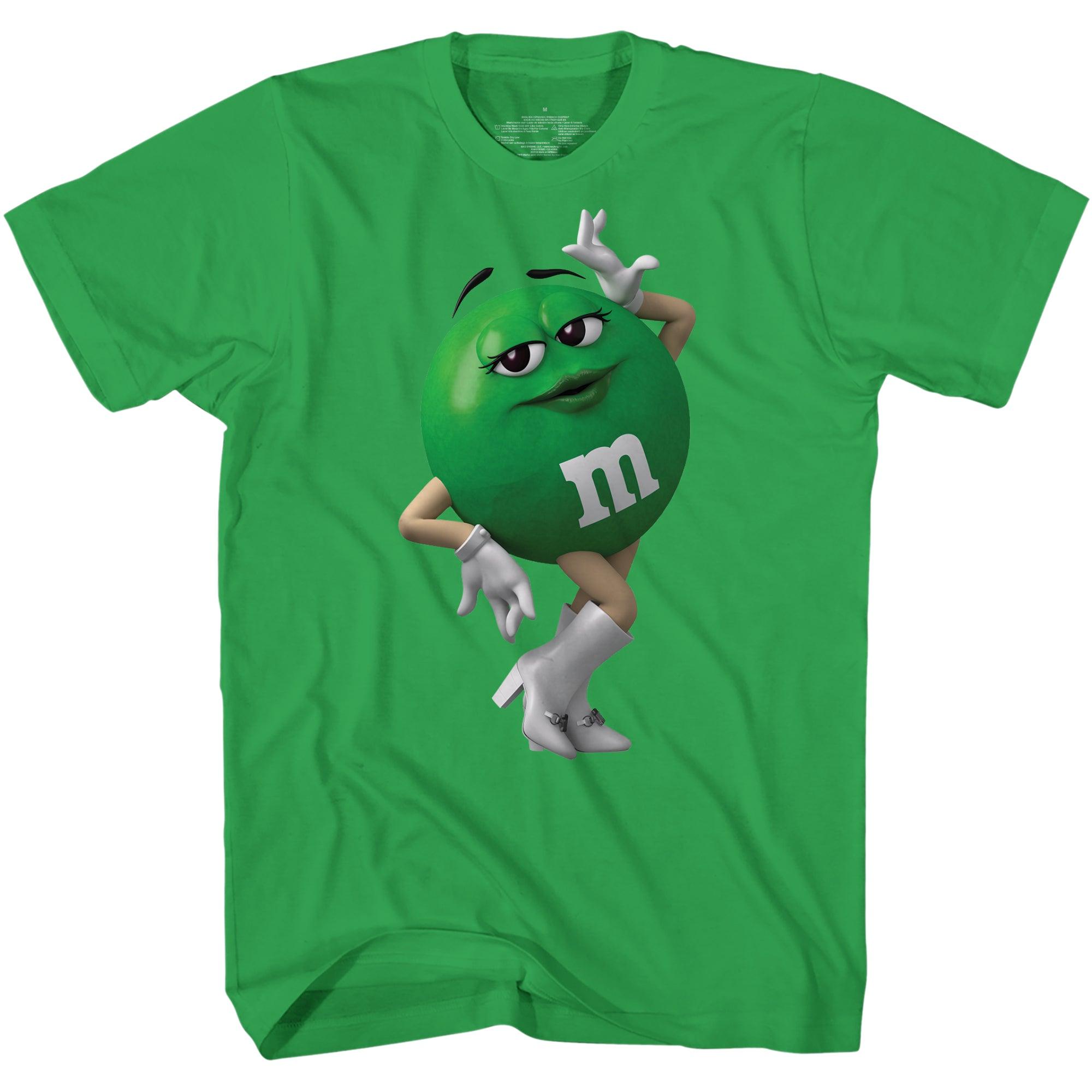 M&M's Candy Character Face Adult T-Shirt - TVStoreOnline