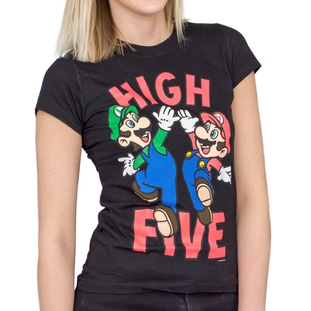 Mario & Luigi High Five Sheer T-shirt-tvso