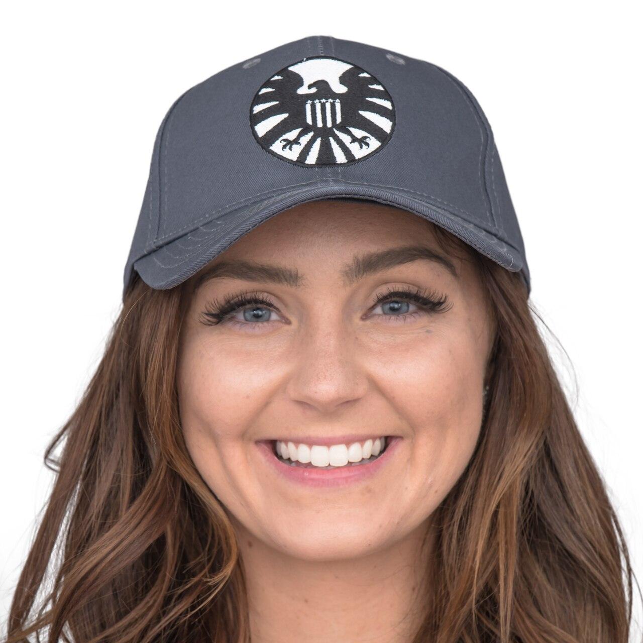 Marvel Shield Cosplay Carol Danvers Captain Adjustable Snapback Baseball Cap Hat