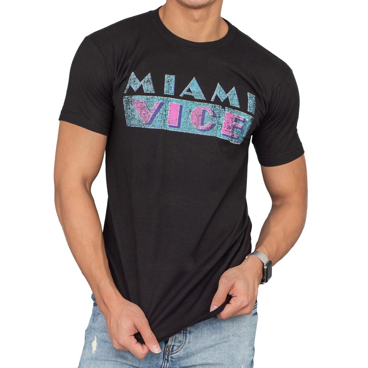 Miami Vice Black T-shirt-tvso