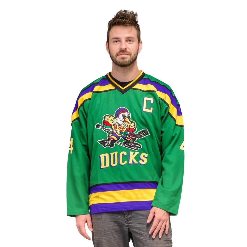 Emilio Estevez Signed The Mighty Ducks Custom Green Jersey – Super