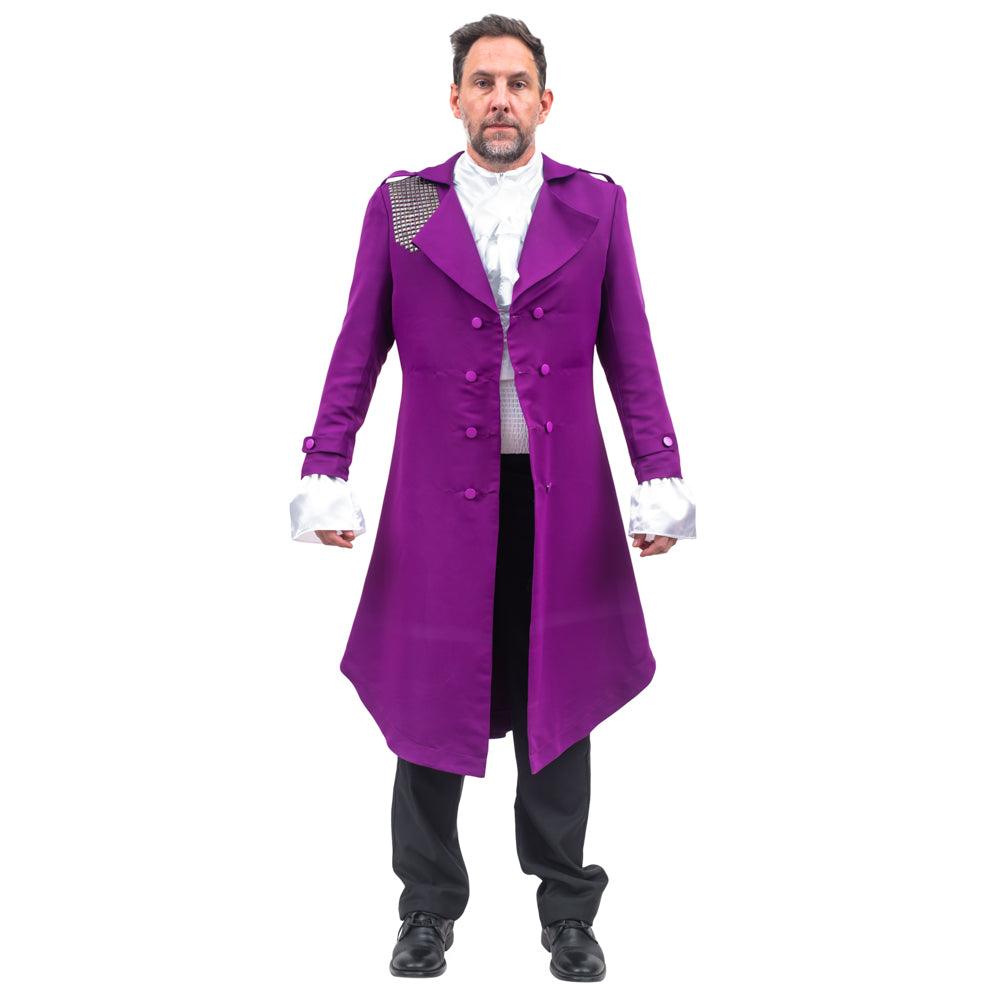 Music Singer Purple Cosplay Adult Deluxe Complete Halloween Costume Set - TVStoreOnline