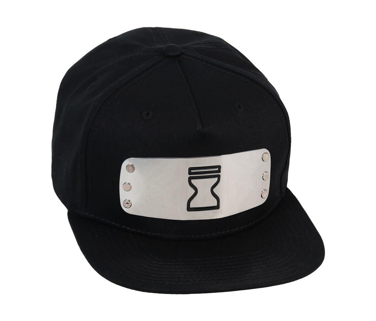 Naruto Metal Plate Sand Village Snapback Hat-tvso