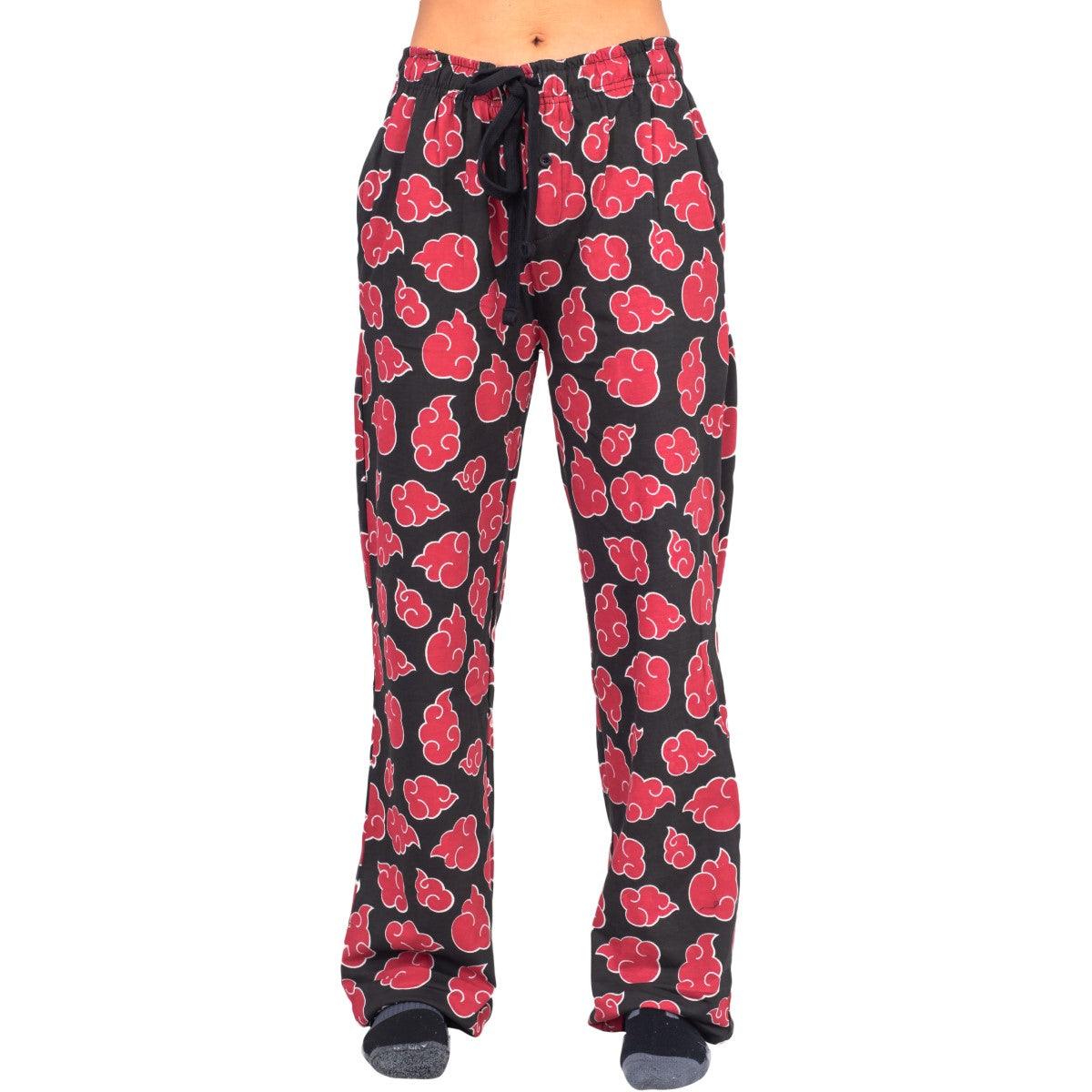 Naruto Shippuden Akatsuki Cloud Adult Sleep Pajama Pants - TVStoreOnline