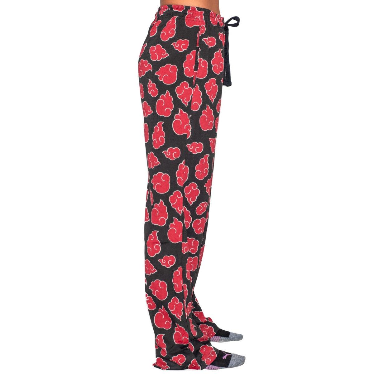 Naruto Shippuden Akatsuki Cloud Adult Sleep Pajama Pants - TVStoreOnline