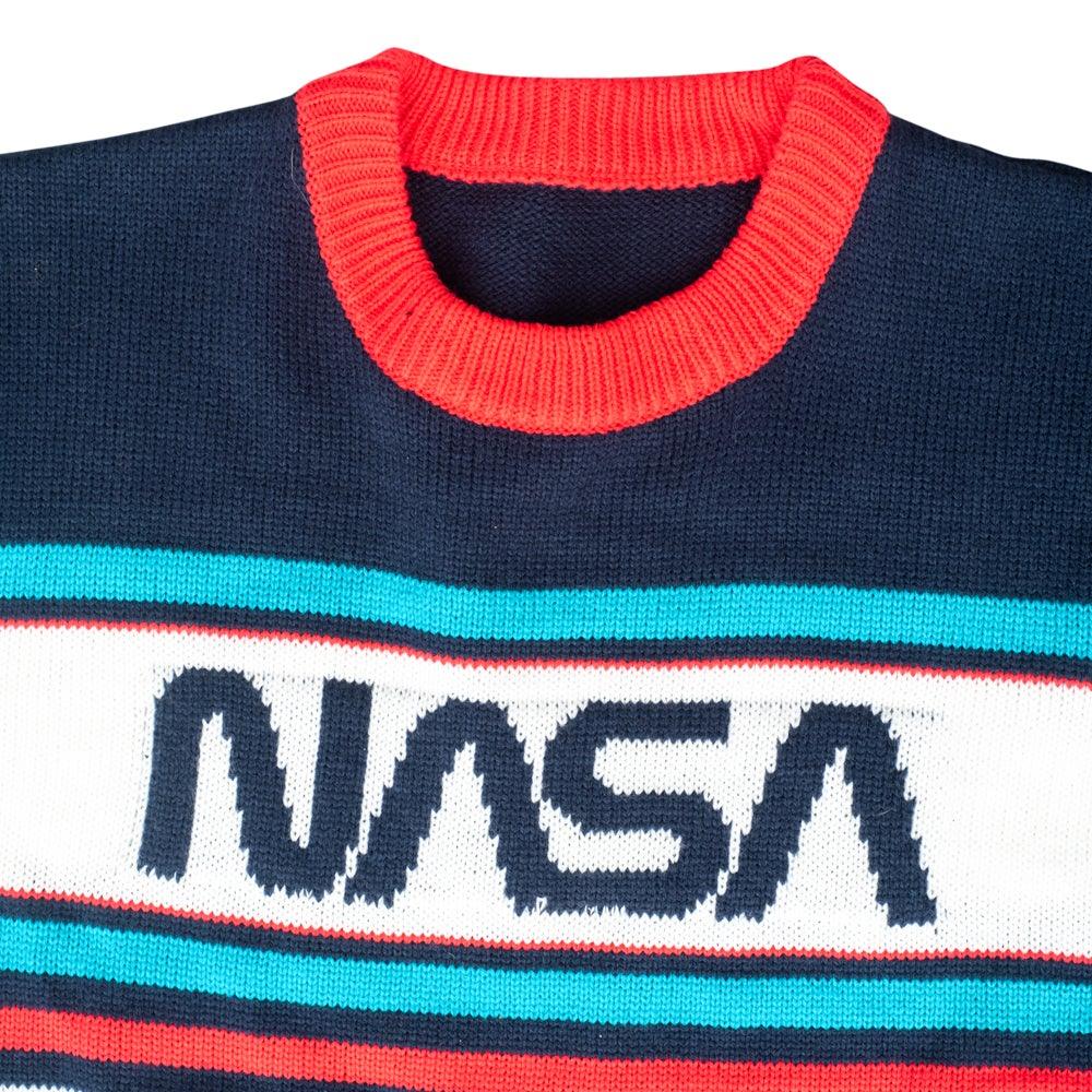 NASA Log 1980s Style Unisex Ugly Christmas Sweater - TVStoreOnline