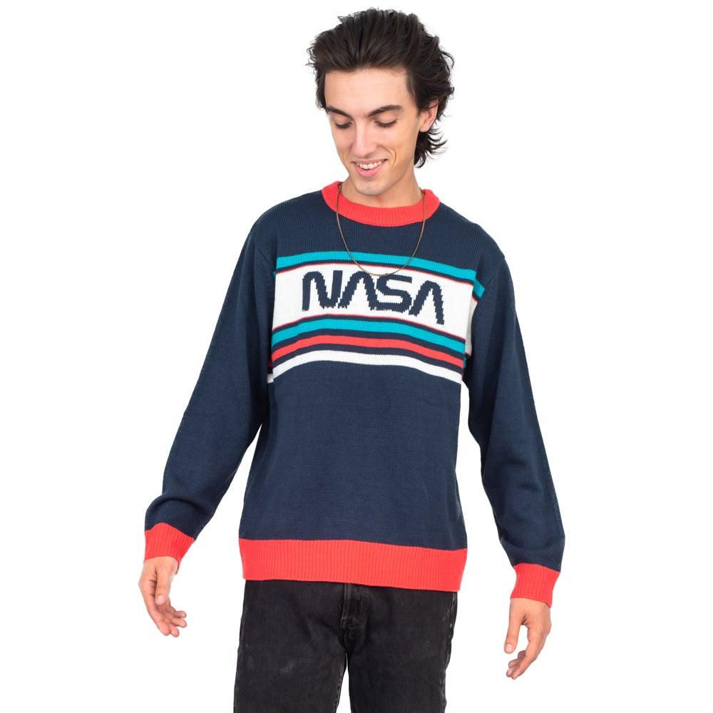 NASA Log 1980s Style Unisex Ugly Christmas Sweater - TVStoreOnline