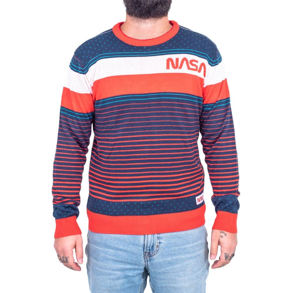 NASA Space Adventure 1980s Style Adult Unisex Ugly Christmas Sweater - TVStoreOnline