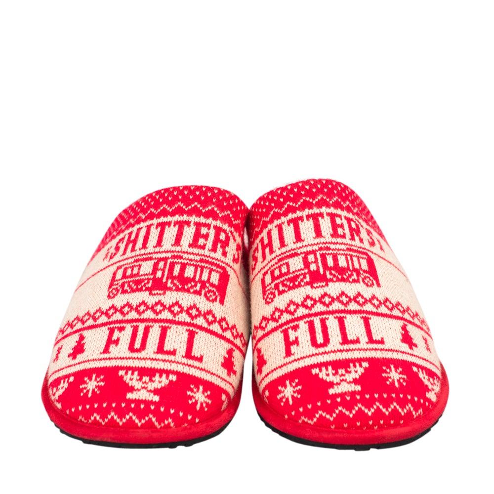 National Lampoon Christmas Vacation Shitter's Full Slippers - TVStoreOnline