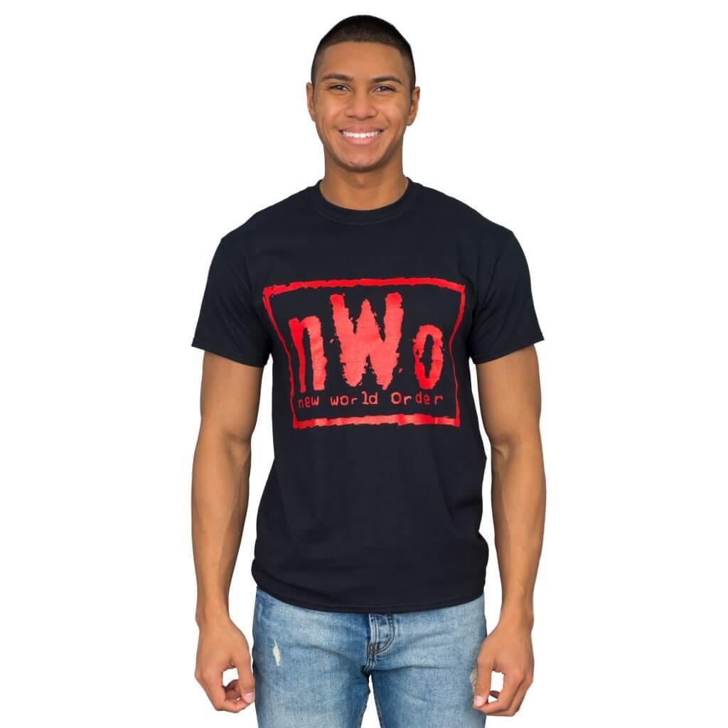 New World Order Red Ink Black T-shirt-tvso