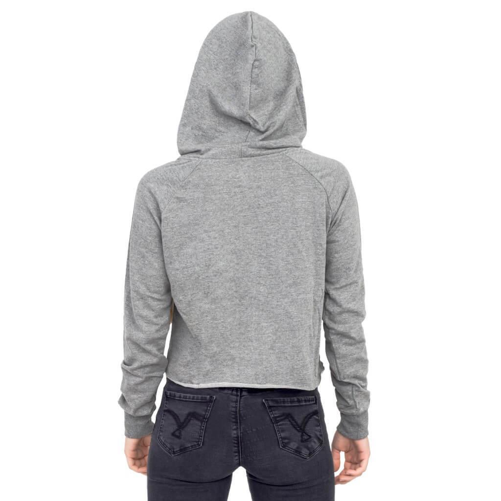 Nintendo Mario #1 Ladies Raw Edge Cropped Sweatshirt Hoodie-tvso