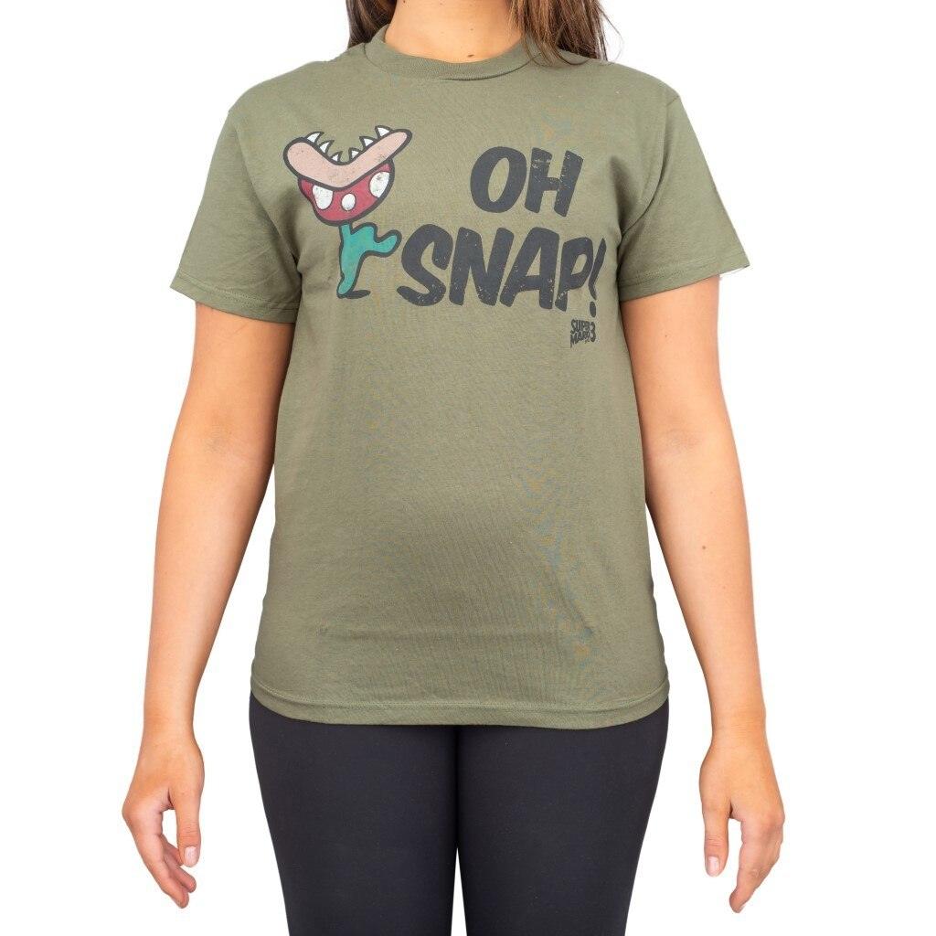 Nintendo Mario Bros Oh Snap T-shirt-tvso