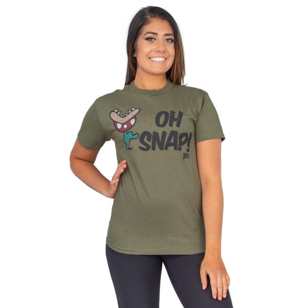 Nintendo Mario Bros Oh Snap T-shirt-tvso