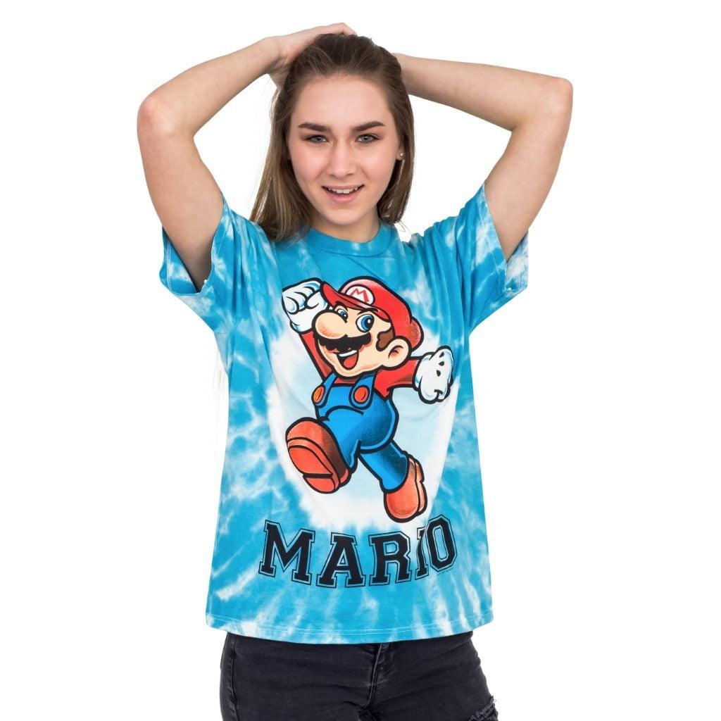 Nintendo Mario Cheer White Dyed T-shirt-tvso