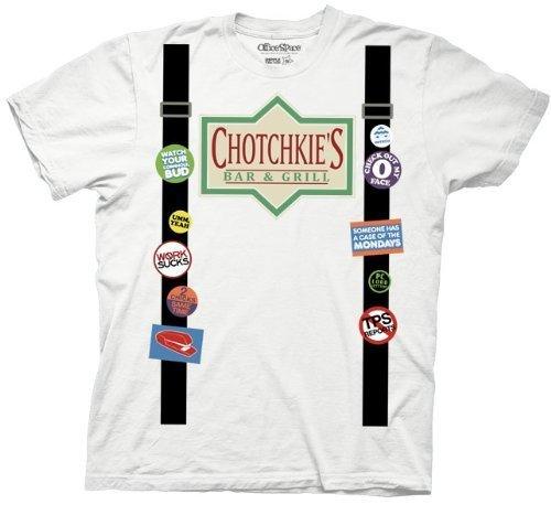 Office Space Chotchkie's Bar & Grill Suspenders Costume T-shirt-tvso