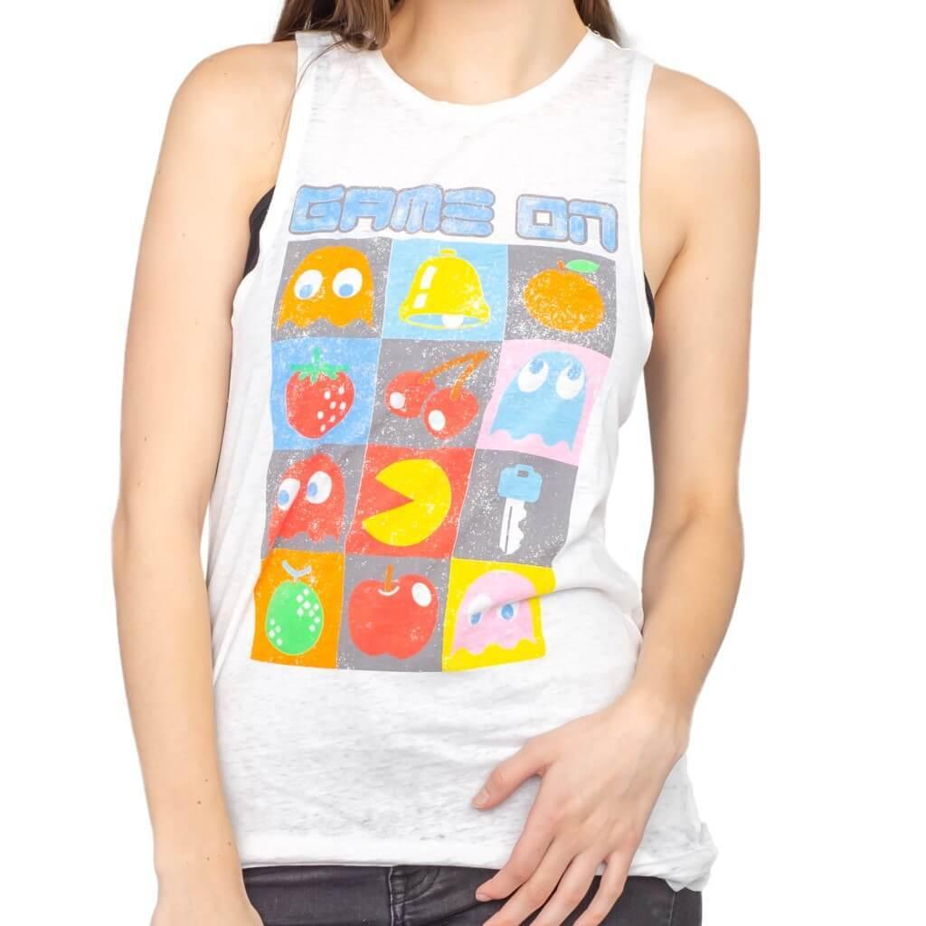 Pac-Man Game On Tank Top-tvso
