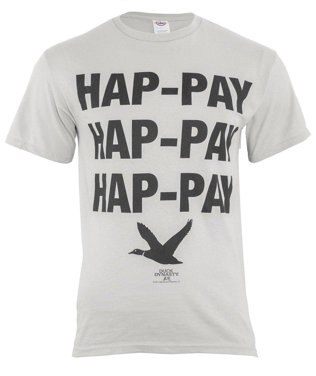 Phil Robertson Hap-pay Hap-pay Hap-pay Duck T-Shirt-tvso
