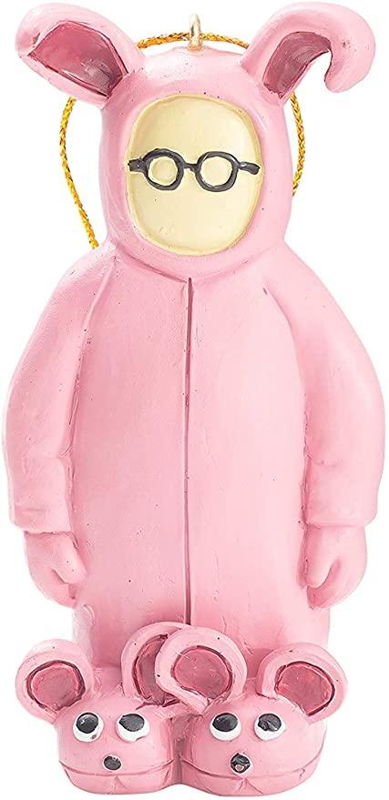 Pink Bunny Christmas Tree Ornament - TVStoreOnline