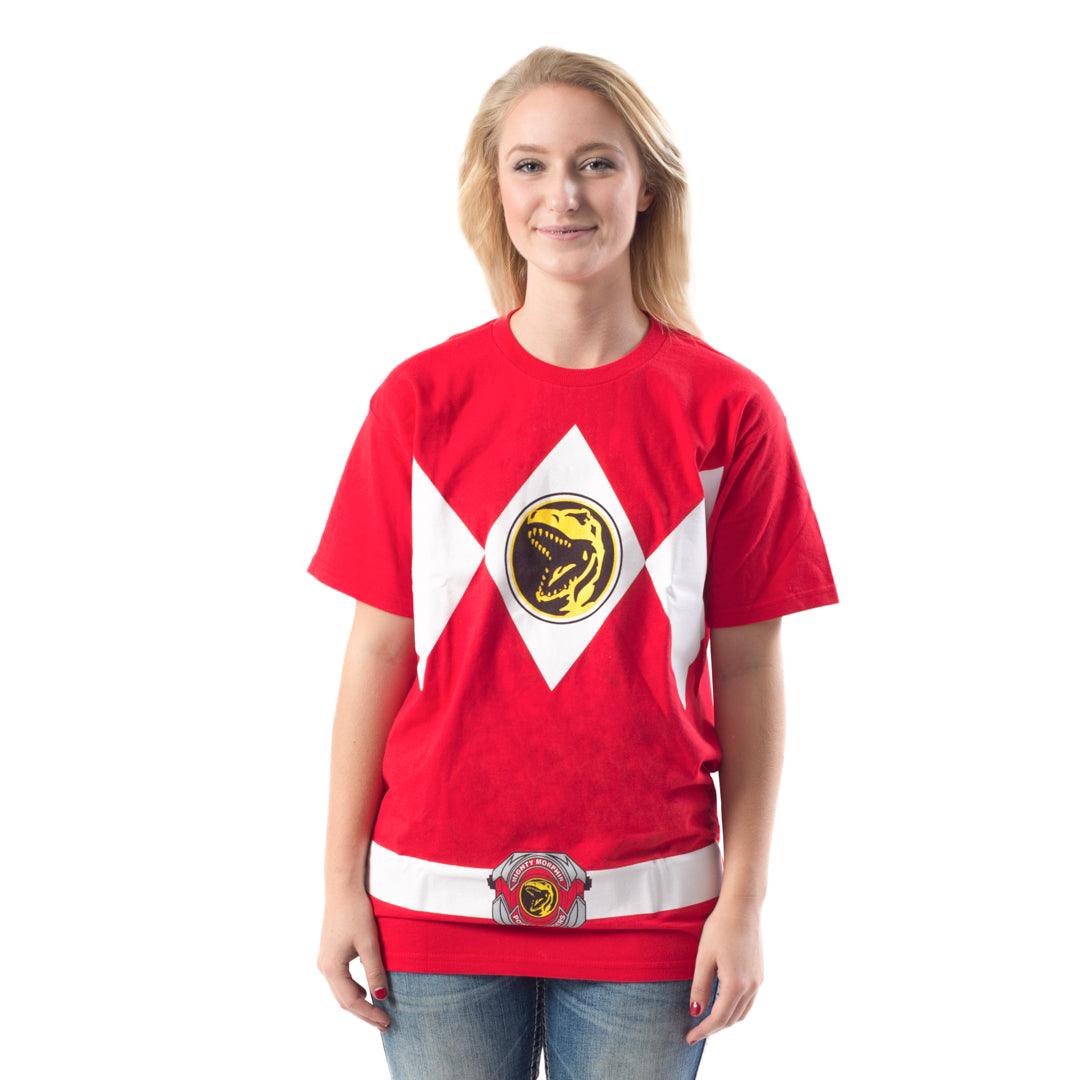 Power Rangers Costume Adult T-Shirt - TVStoreOnline