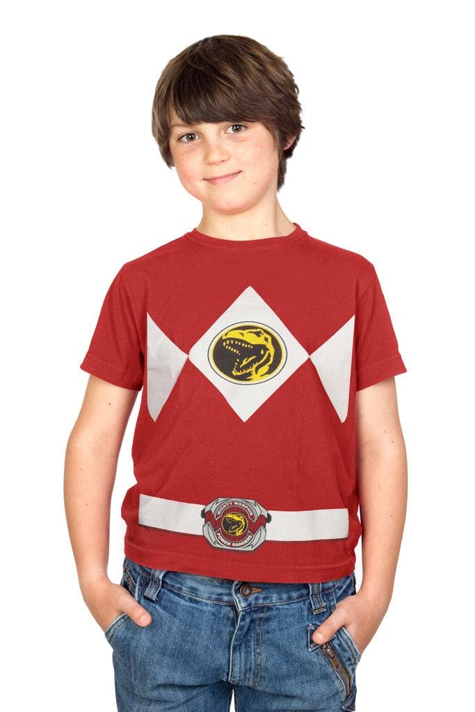 Power Rangers Costume Youth T-shirt-tvso