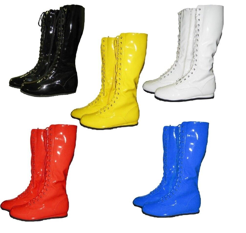 Pro Wrestling Costume Men's Boots-tvso