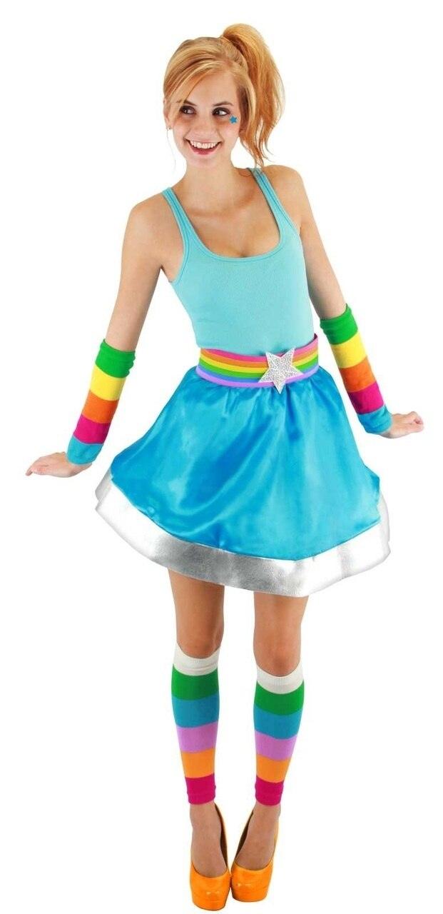 Rainbow Brite Leg & Arm Warmers Accessory Set-tvso