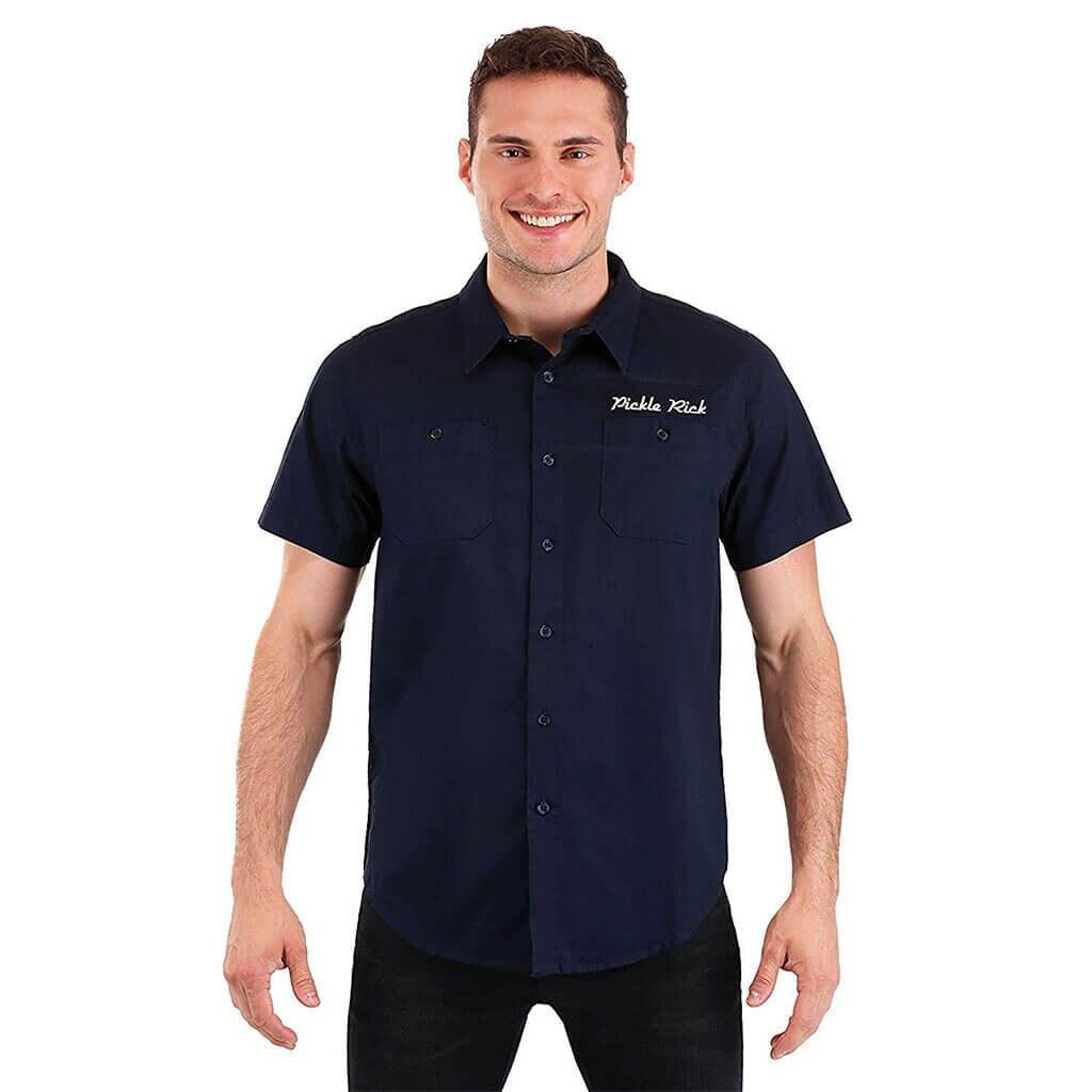 Rick and Morty Adult Unisex Pickle Rick Shirt-tvso