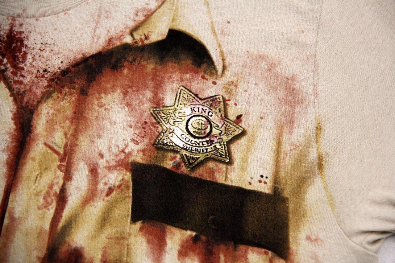 Rick Grimes Costume T-Shirt-tvso