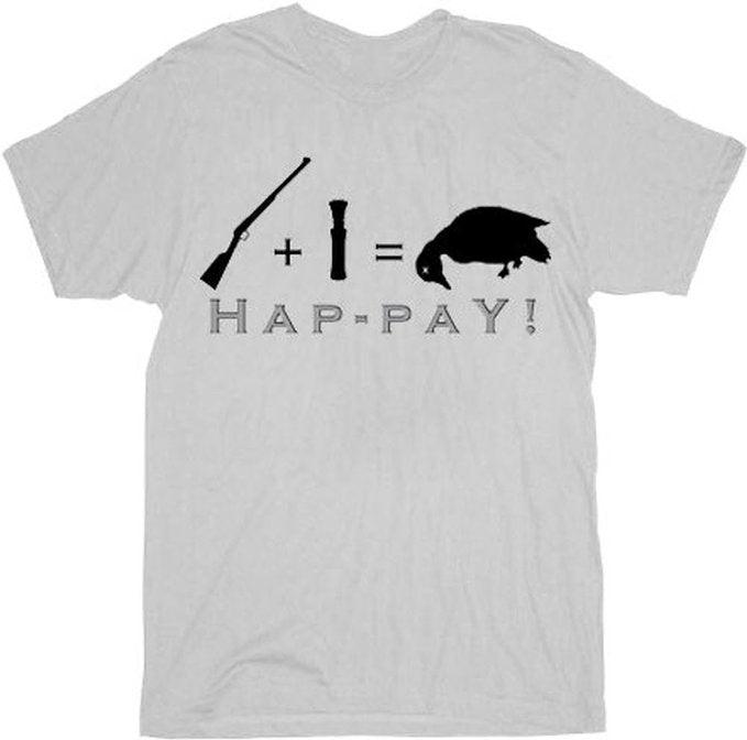 Rifle + Pistol Bullet = Dead Duck Hap-pay! T-shirt-tvso
