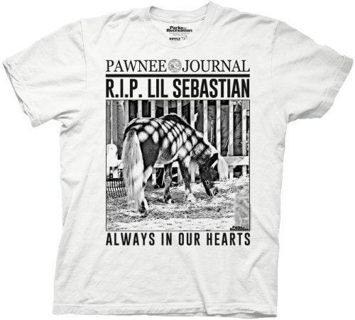 RIP Lil Sebastian Pawnee Journal T-Shirt-tvso