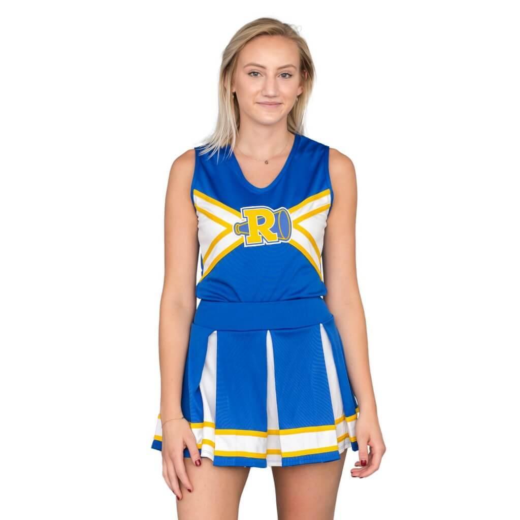 Riverdale Cheerleader V-Neck Tank & Skirt Set-tvso
