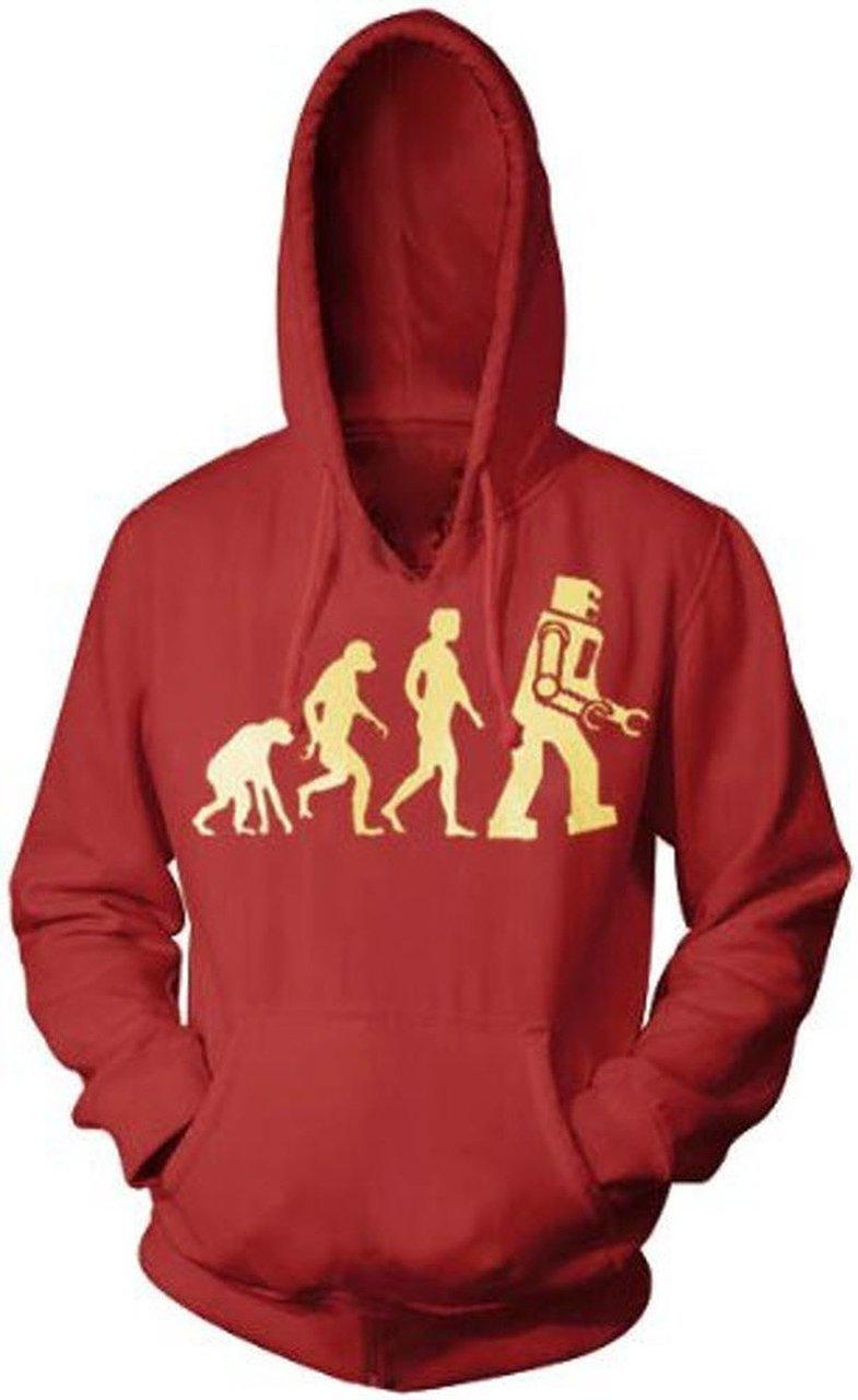Robot Evolution Hooded Sweatshirt Hoodie-tvso