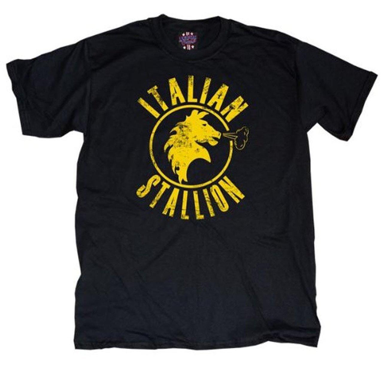 Rocky Black Italian Stallion T-shirt-tvso