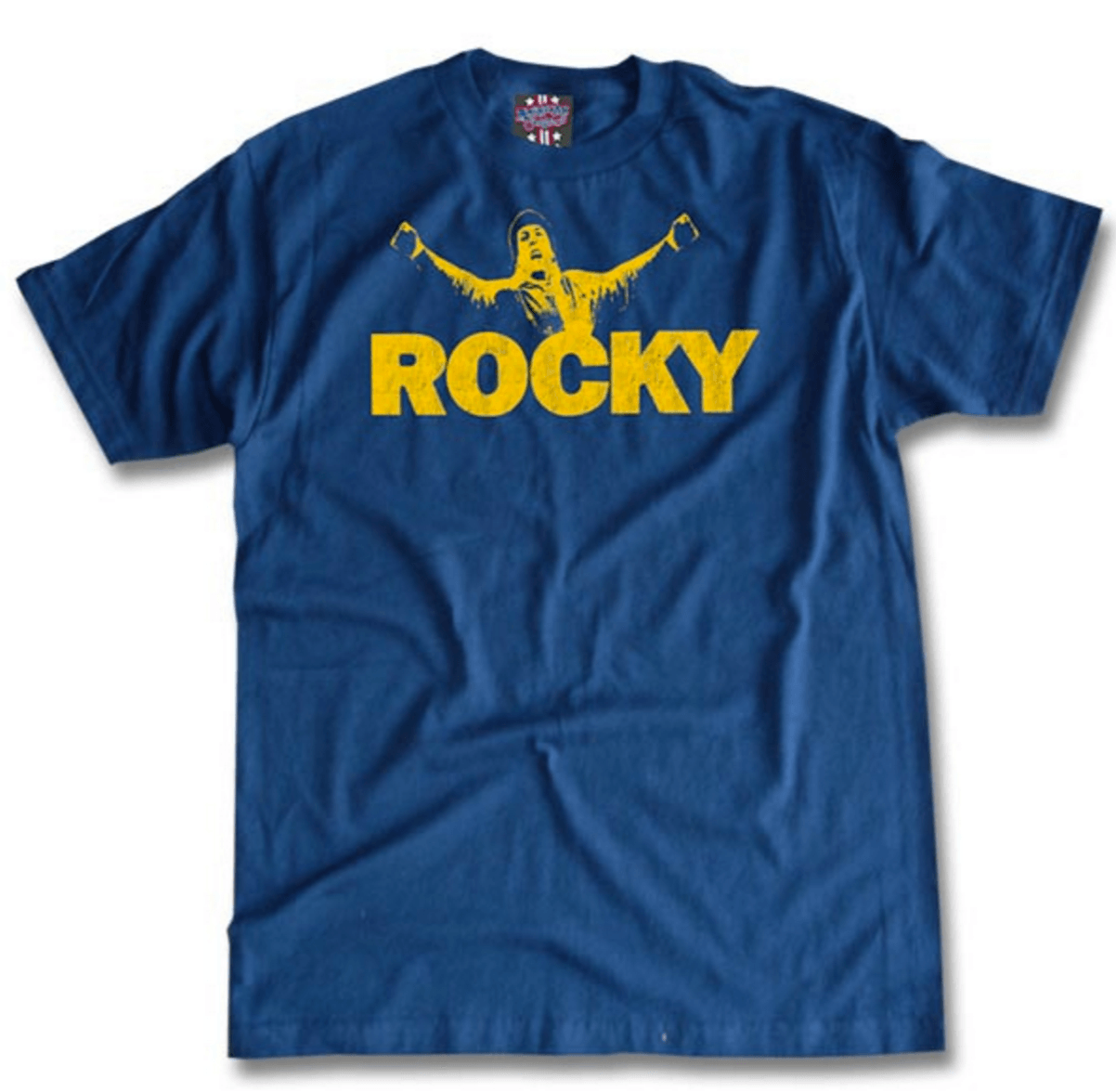 Rocky Logo Navy Blue T-shirt-tvso