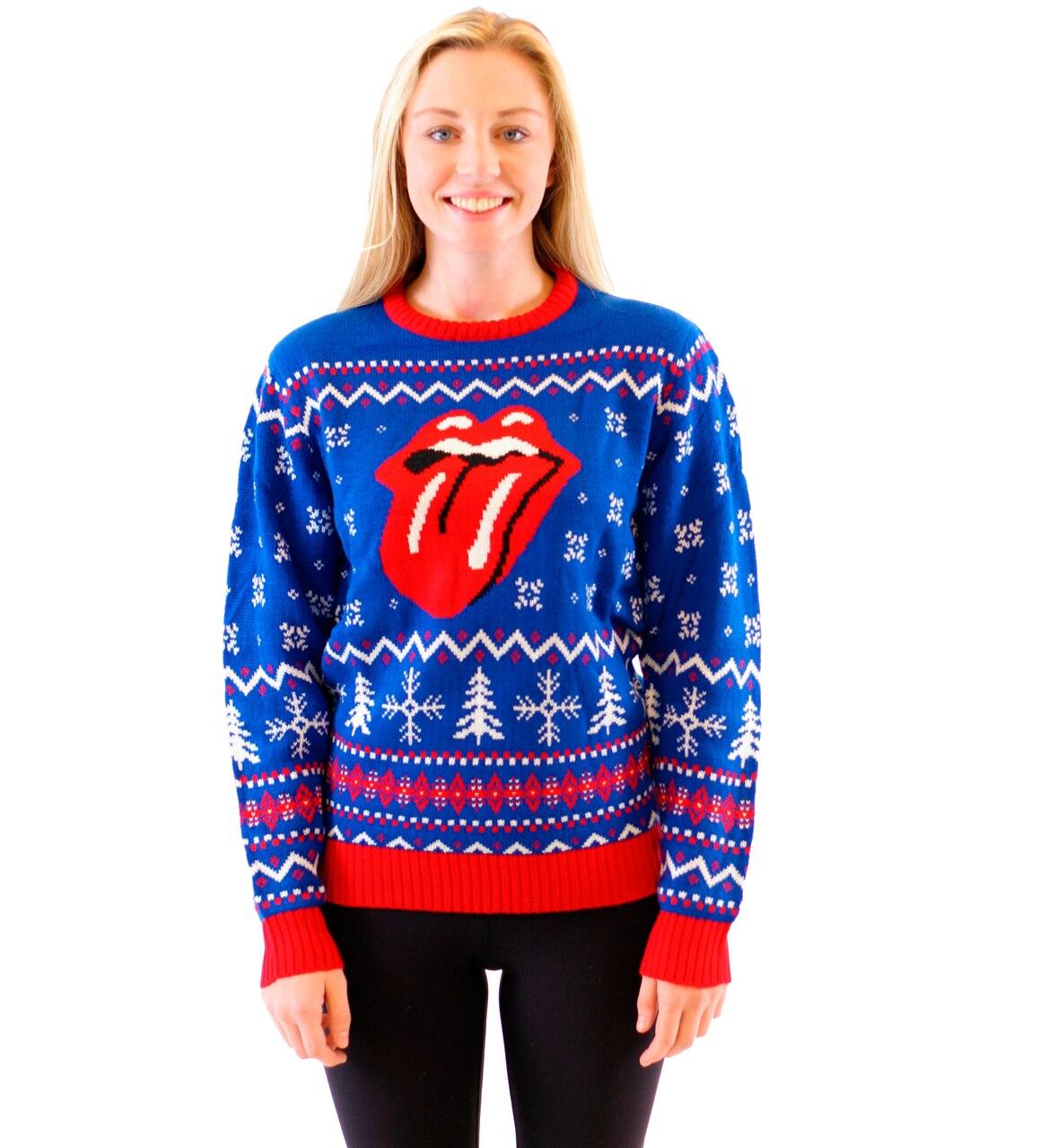 Rolling Stones Classic Ugly Sweater-tvso