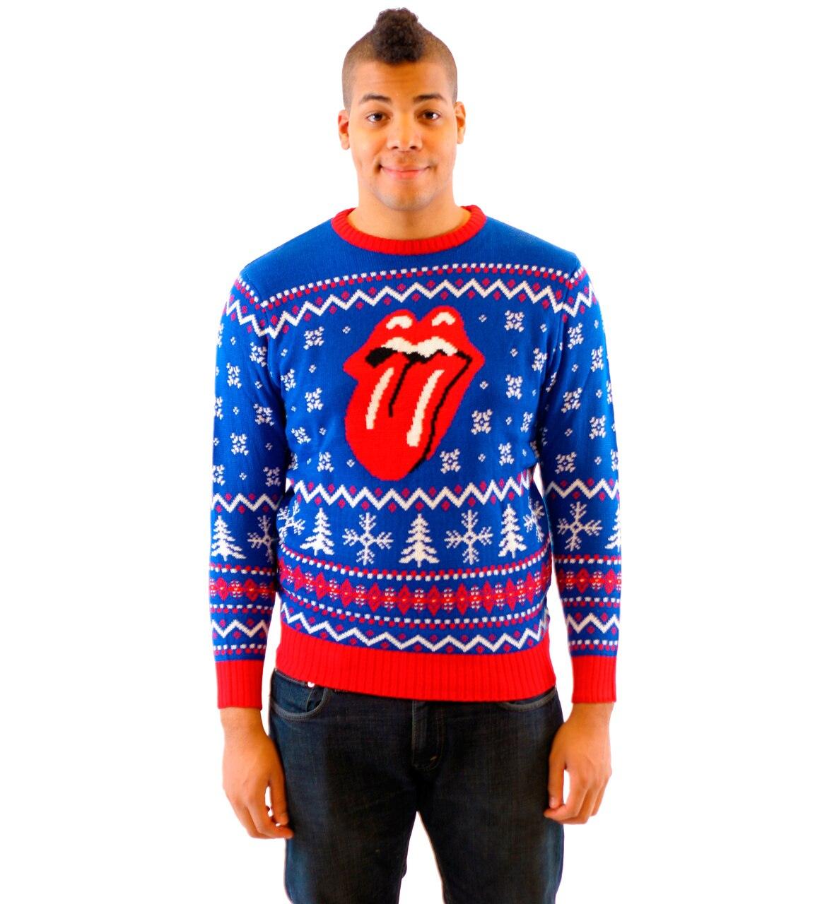 Rolling Stones Classic Ugly Sweater-tvso