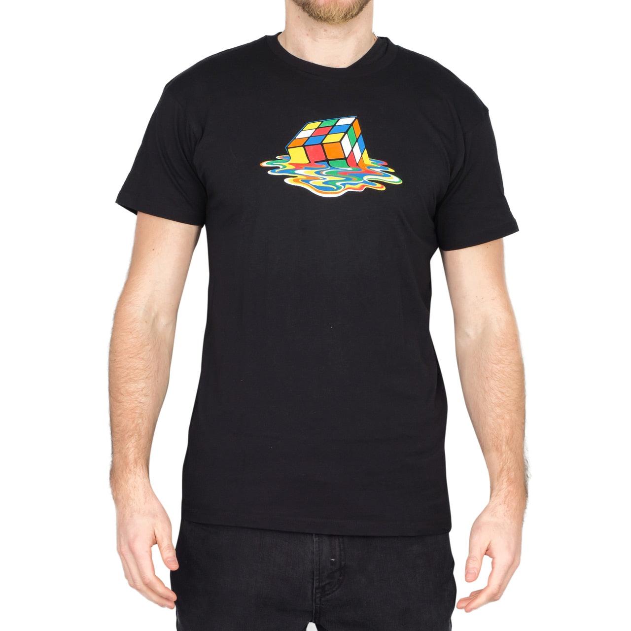 Rubik's Cube Melting Sheldon Cooper T-shirt-tvso