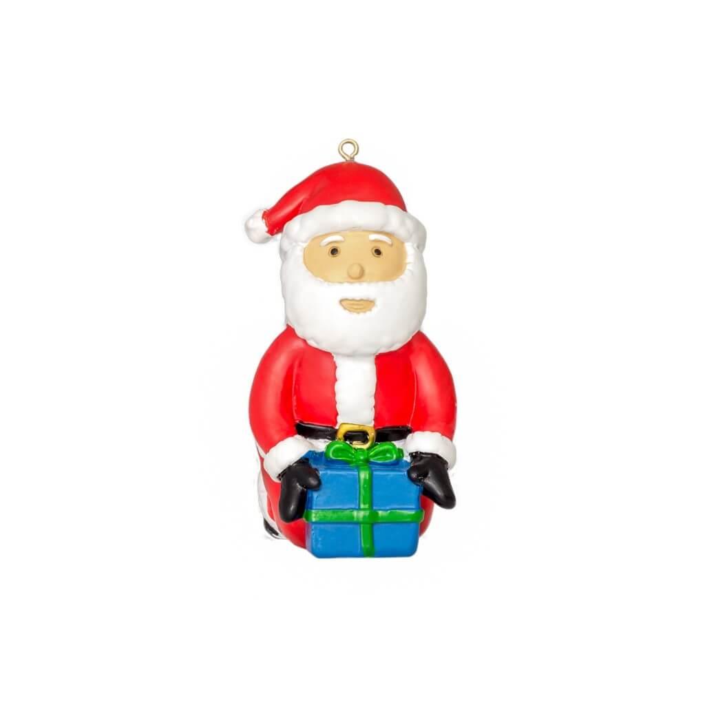 Santa's Behind Christmas Tree Ornament Decoration - TVStoreOnline