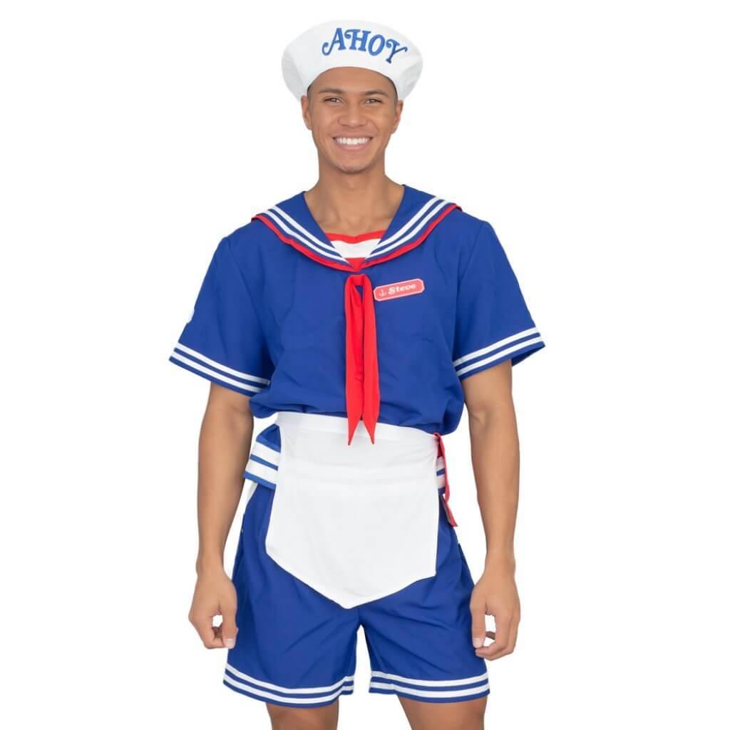 Scoops Ahoy Sailor Halloween Costume Cosplay Set-tvso