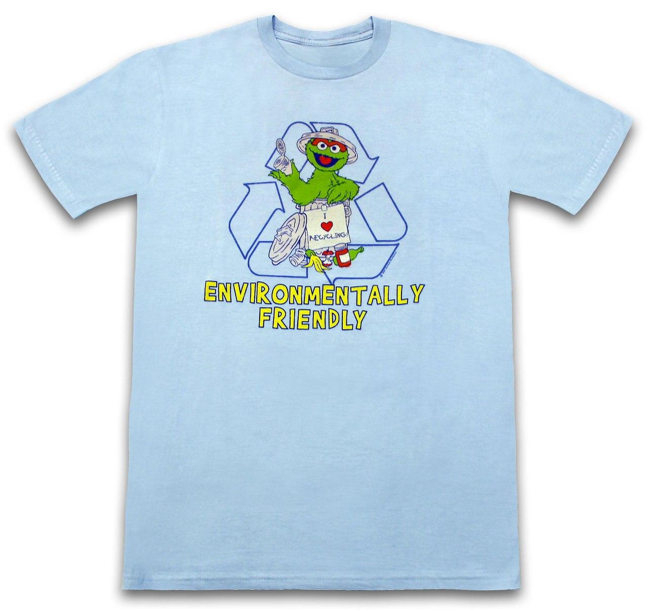 Sesame Street Oscar the Grouch "Environmentally Friendly" T-shirt-tvso