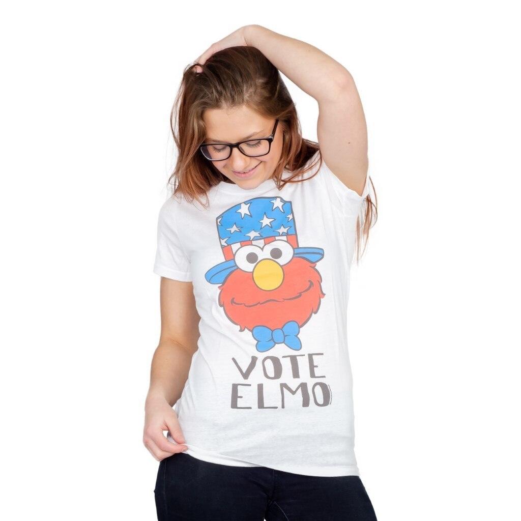 Sesame Street Vote Elmo President Hat T-Shirt-tvso