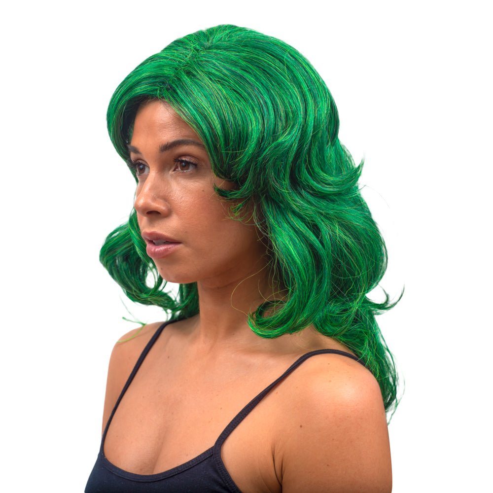 She Green Comic Book TV Show Monster Adult Halloween Costume Wig Cosplay - TVStoreOnline