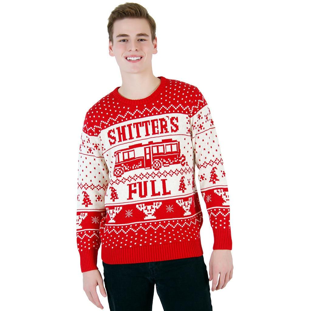 Shitter's Full Ugly Christmas Sweater-tvso