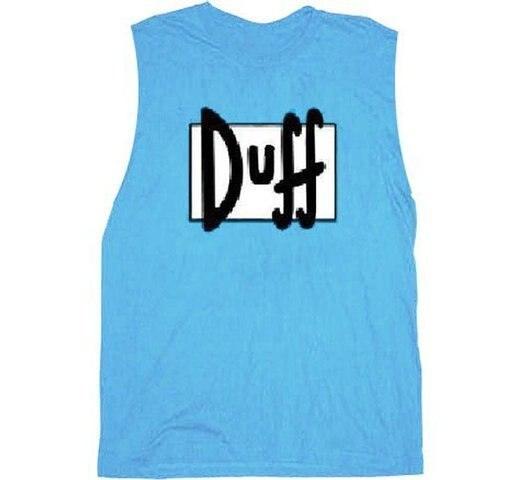 Simpsons Duff Beer Sleeveless T-shirt-tvso