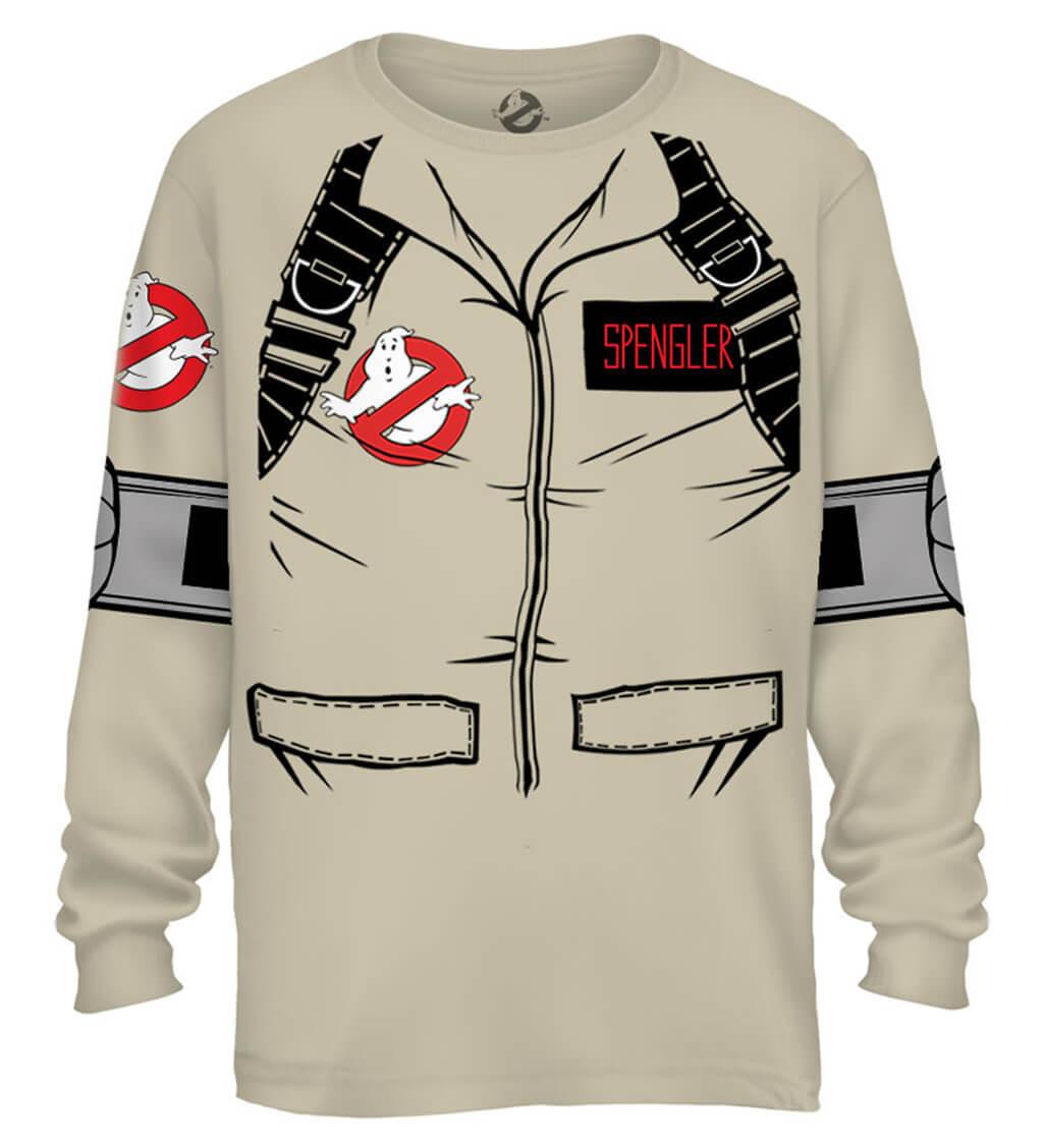 Spengler Long Sleeve Costume T-shirt With Back Print-tvso