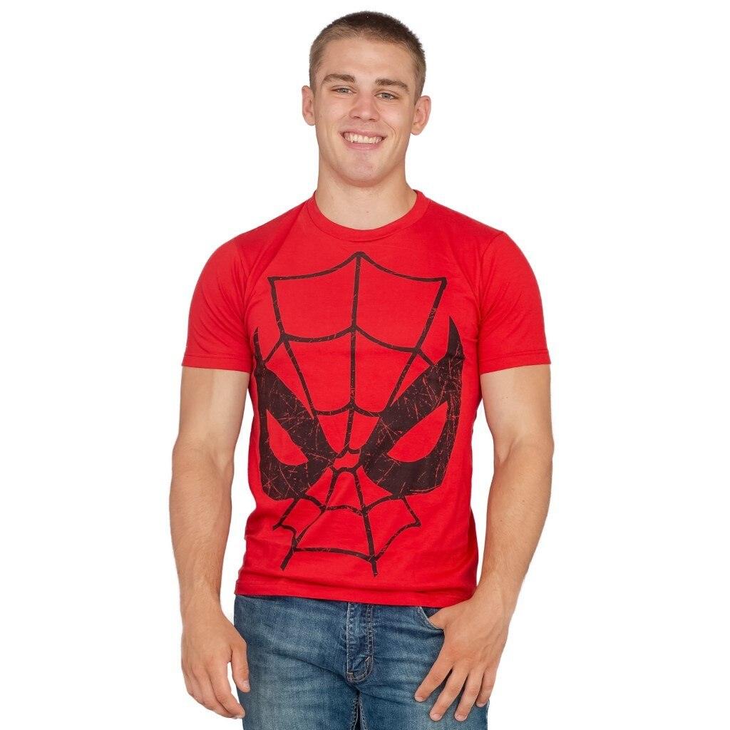Spider-Man Parker Can't Lose Big Face T-Shirt-tvso